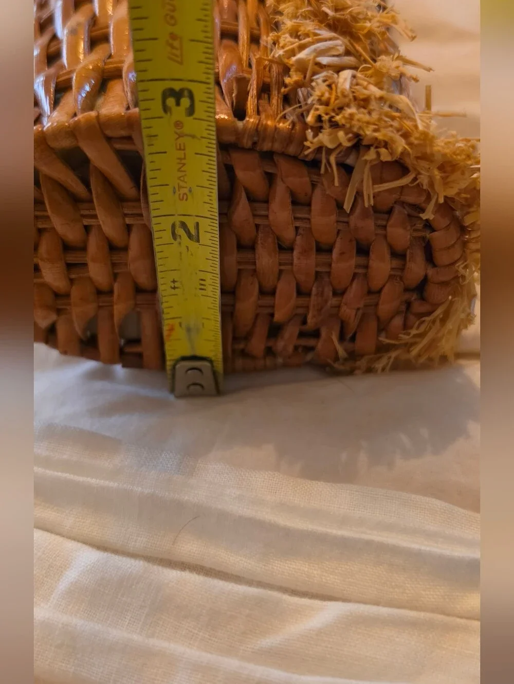 Vintage Kate Spade Raffia Woven Clutch